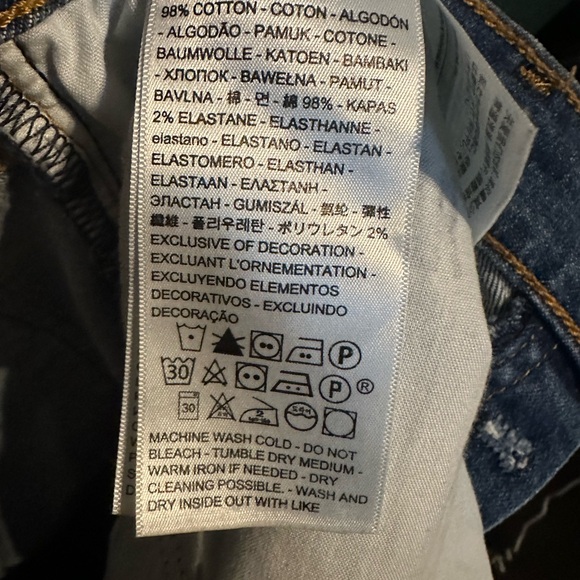 Levi wedgie skinny jeans size 32 - Picture 3 of 5